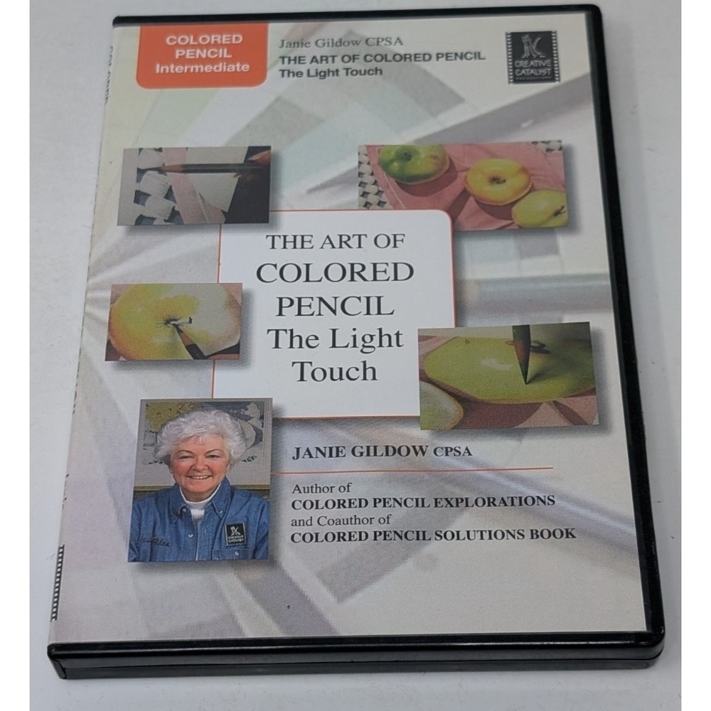 Art Lesson DVD Colored Pencil The Light Touch with Janie Gildow